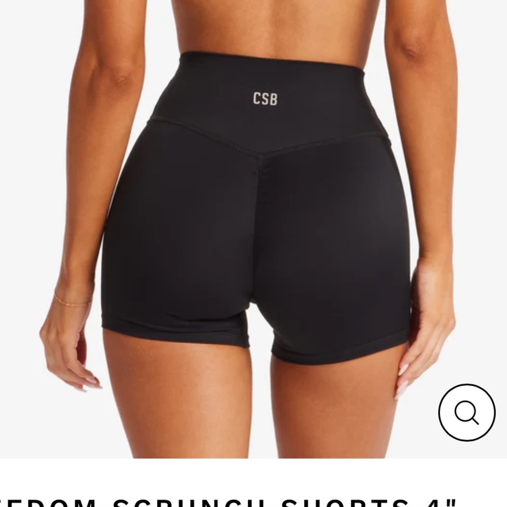 CSB freedom scrunch shorts 4”